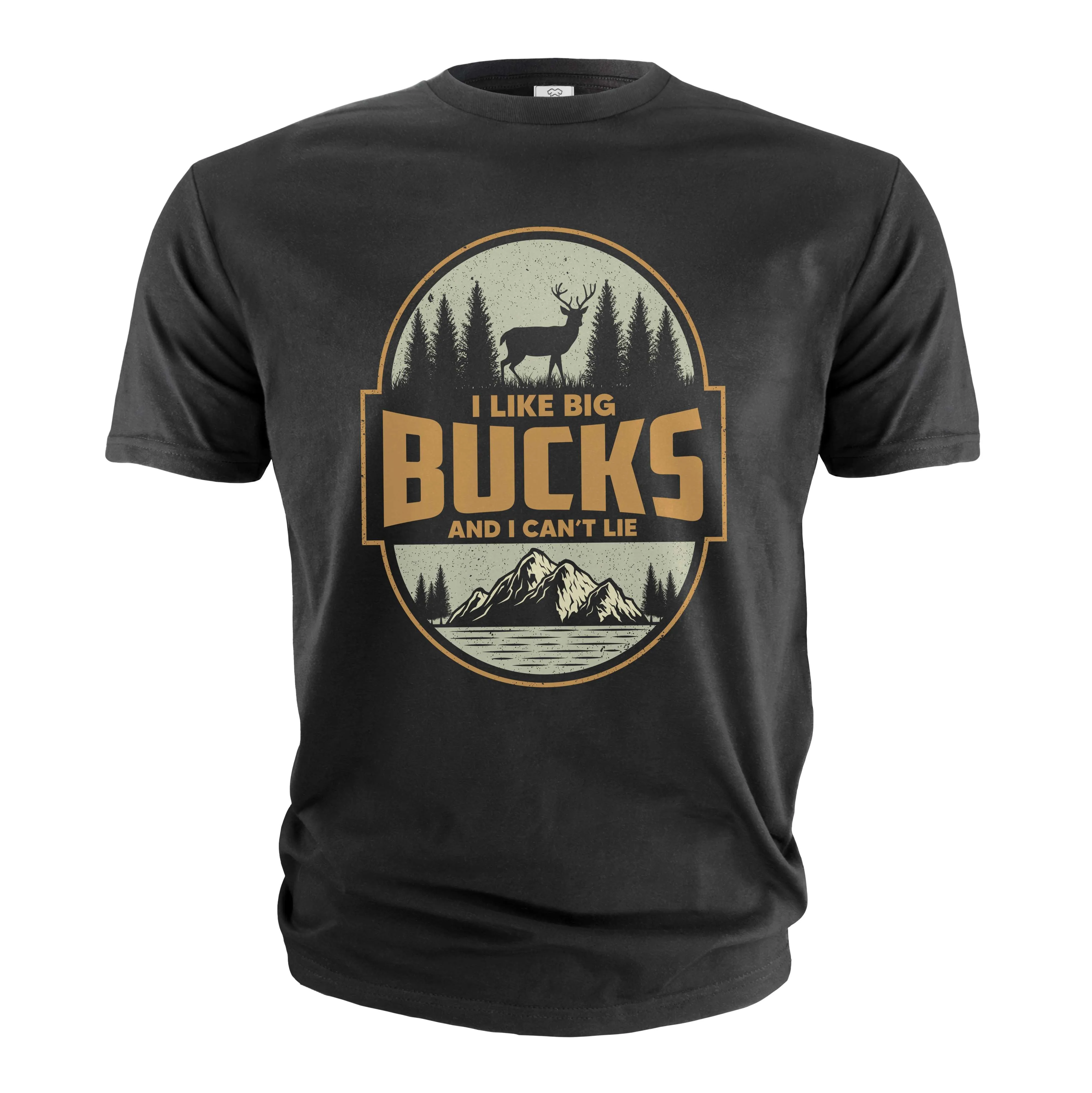 Men's Big Bucks T-shirt funny double meaning hunting father's day deer buck hunter gift tee