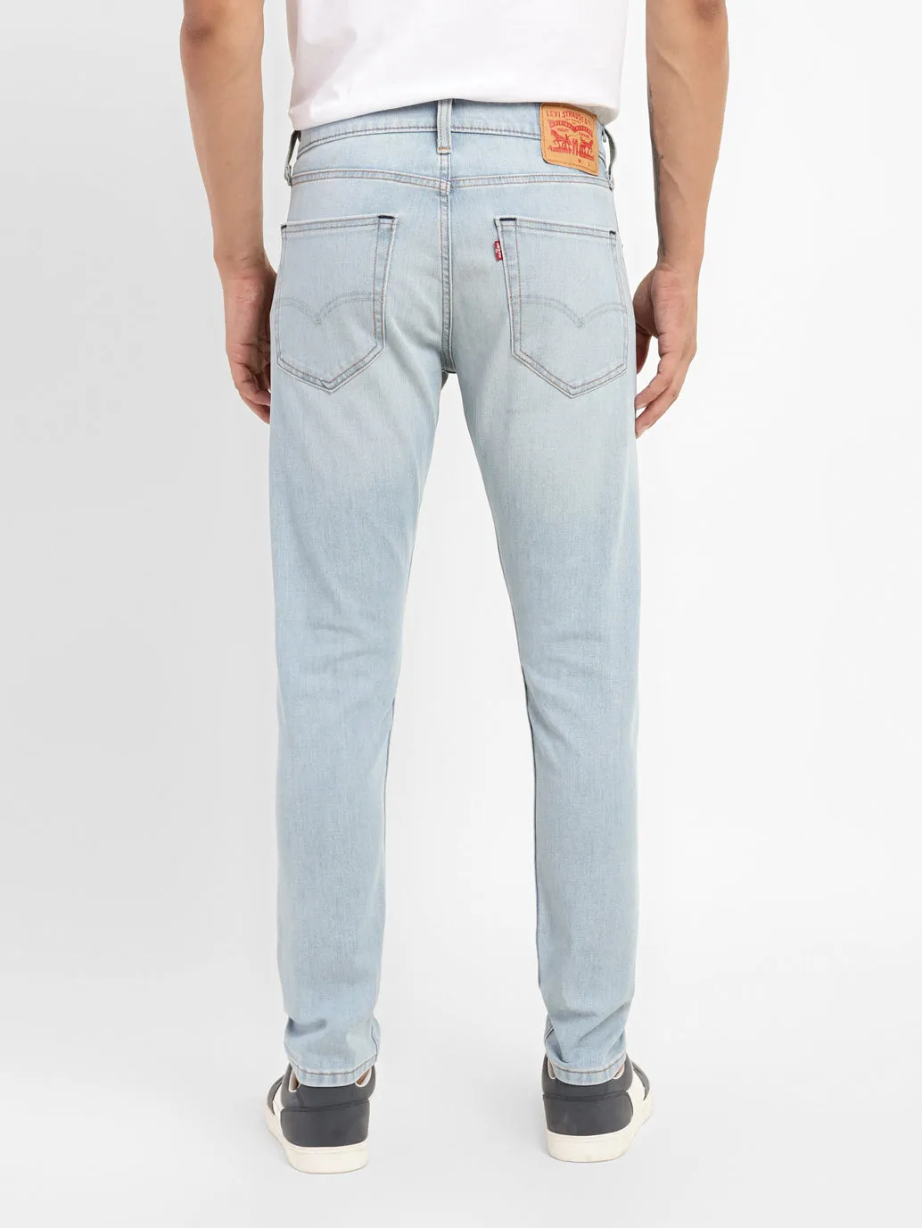 Men's Blue Skinny Fit Mid Rise Jeans