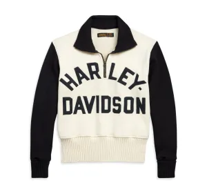 Men's CM Arch Race Font Sweater - Cream/Black