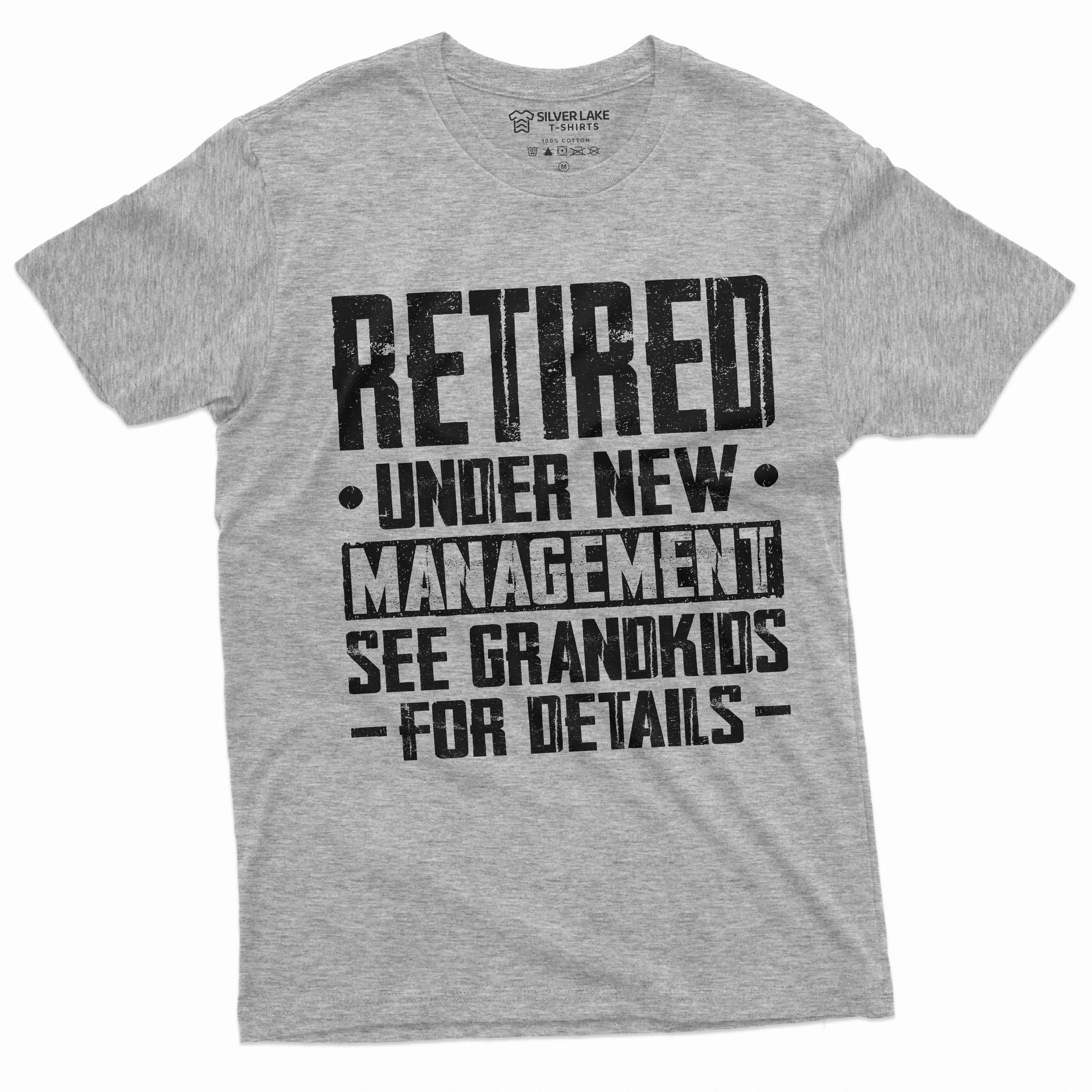 Men's Grandpa funny T-shirt retired grandpa grandkids tee shirt Papa gift retirement tee