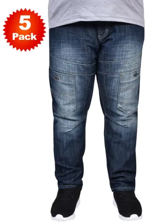 Mens Kastra Plus Size Jeans - 5/10/20 Pack
