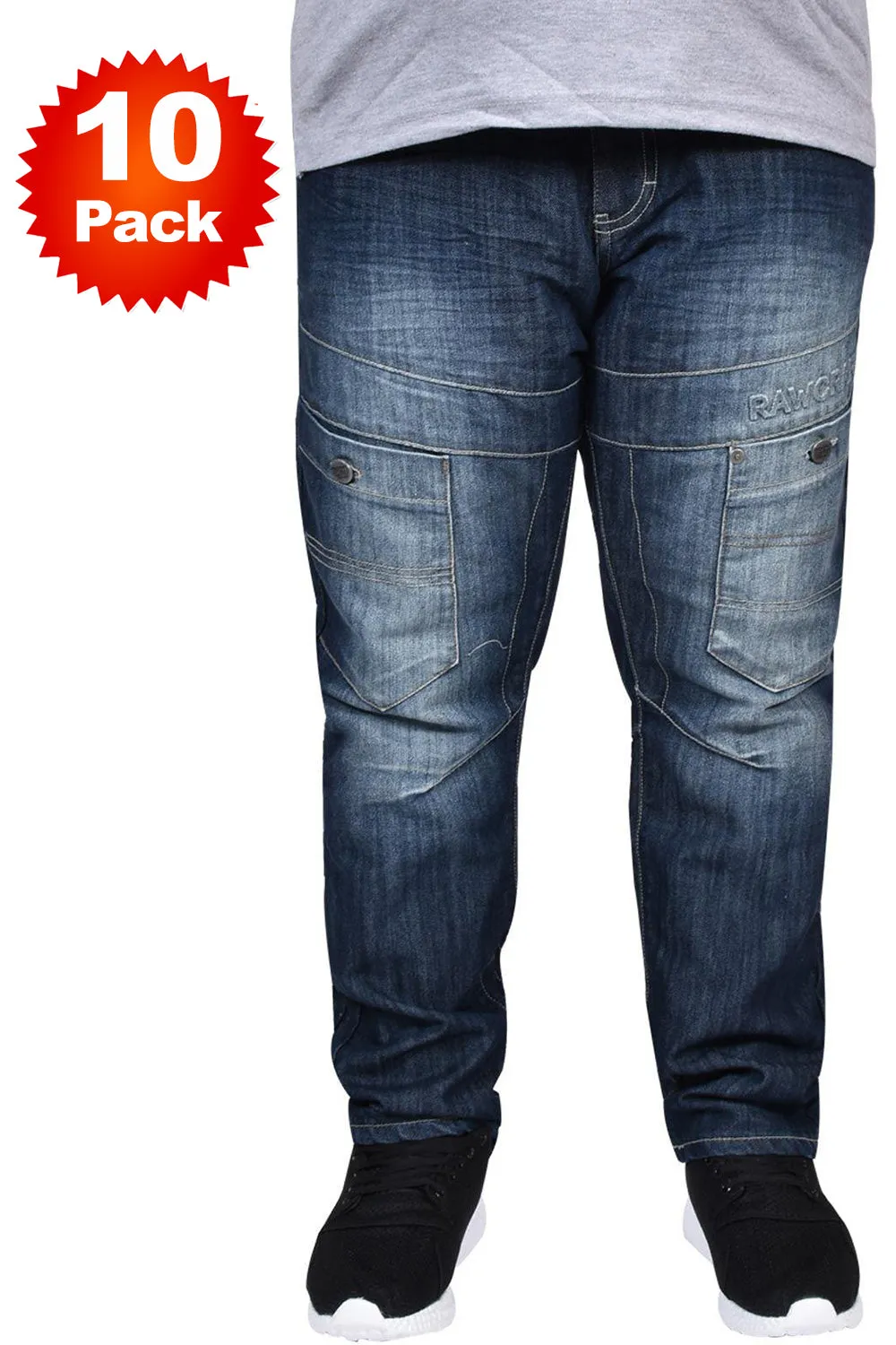 Mens Kastra Plus Size Jeans - 5/10/20 Pack