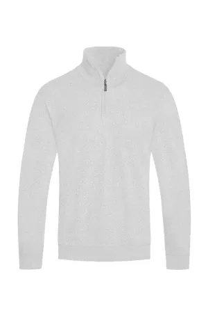 Mens Knit Quarter Zip Sweater