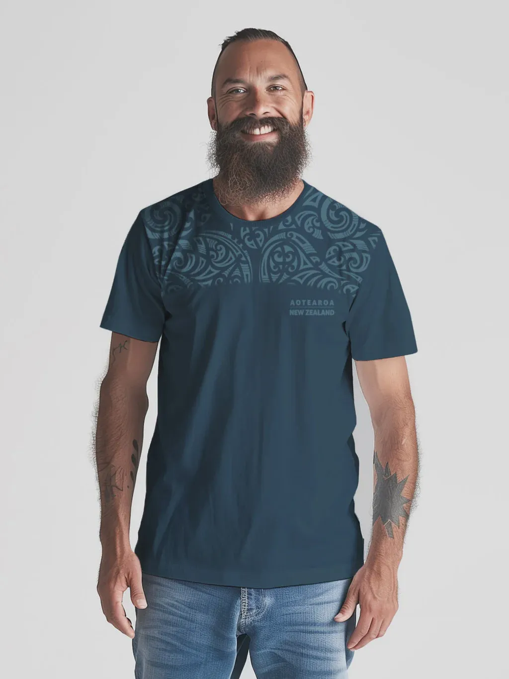 Mens New Zealand T Shirt - Tattoo