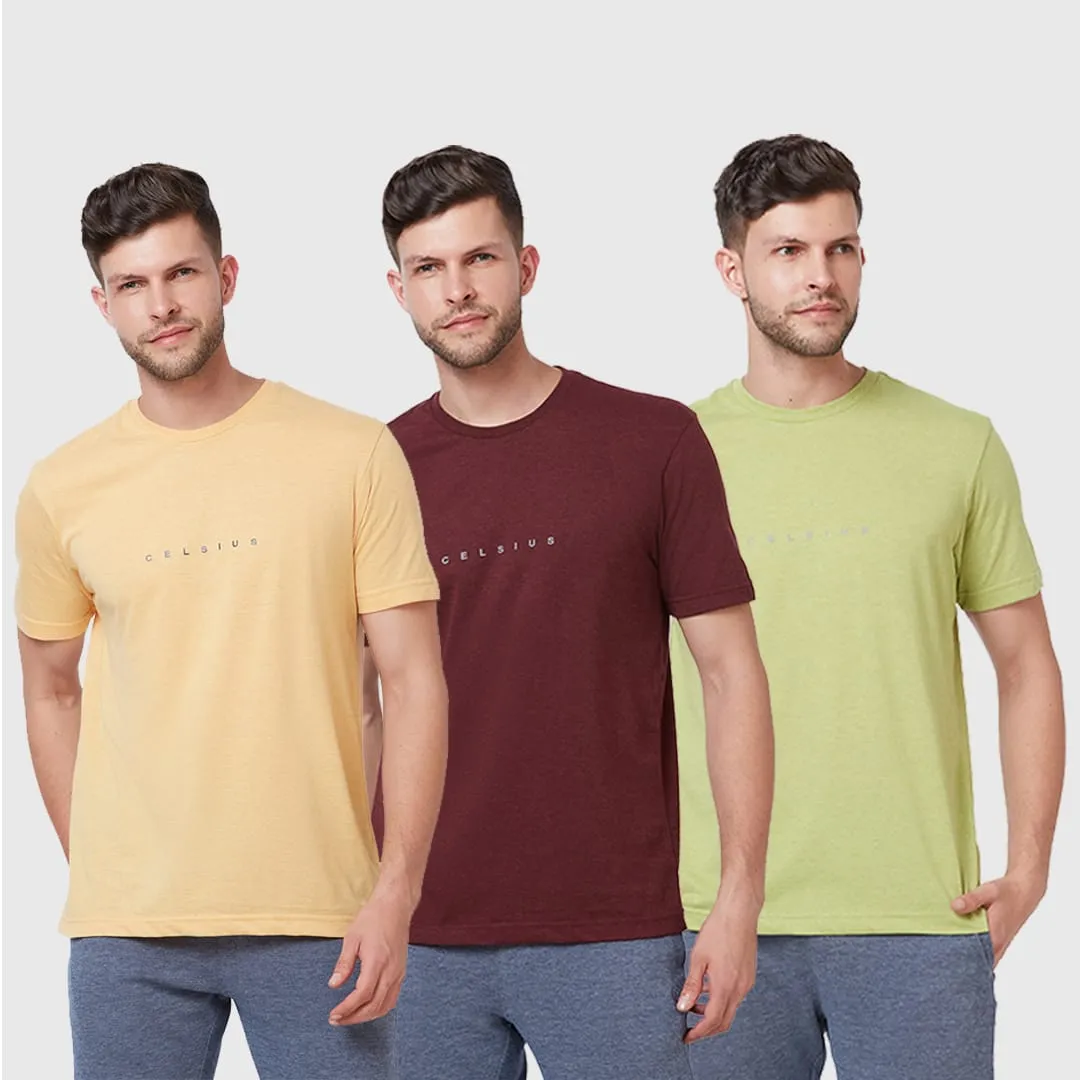 Men's Pack of 3 T-Shirts – Melange