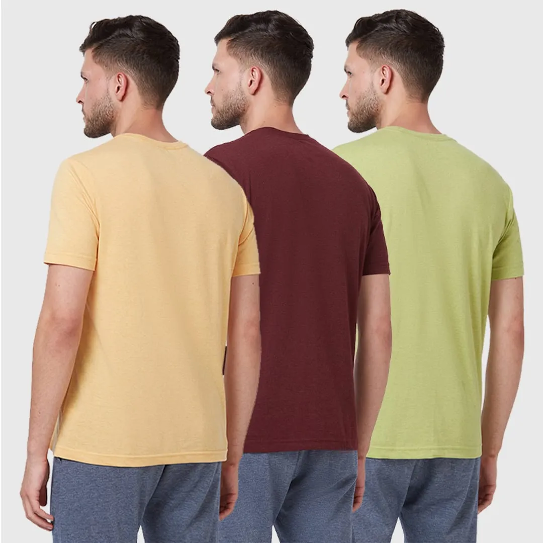 Men's Pack of 3 T-Shirts – Melange