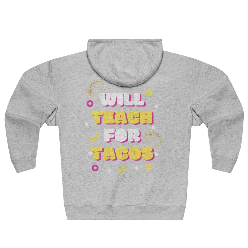 Men's "Tacos" Full Zip Hoodie