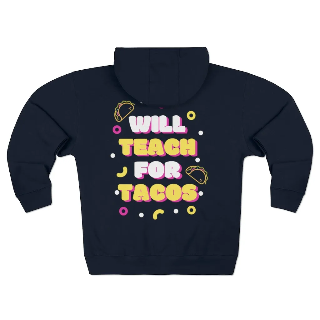 Men's "Tacos" Full Zip Hoodie
