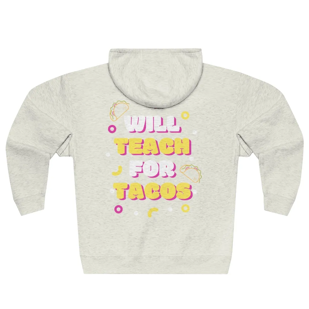 Men's "Tacos" Full Zip Hoodie