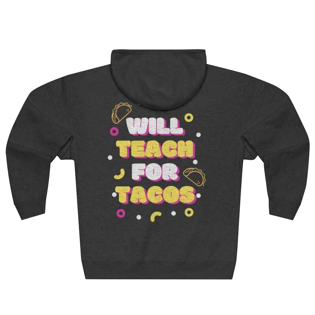 Men's "Tacos" Full Zip Hoodie
