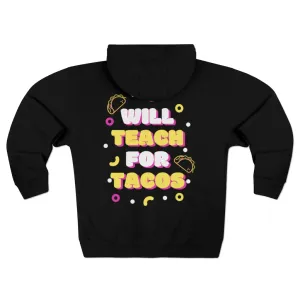 Men's "Tacos" Full Zip Hoodie