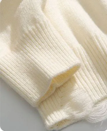 Men's Ringer Sweater with a Stylish V-neck Design