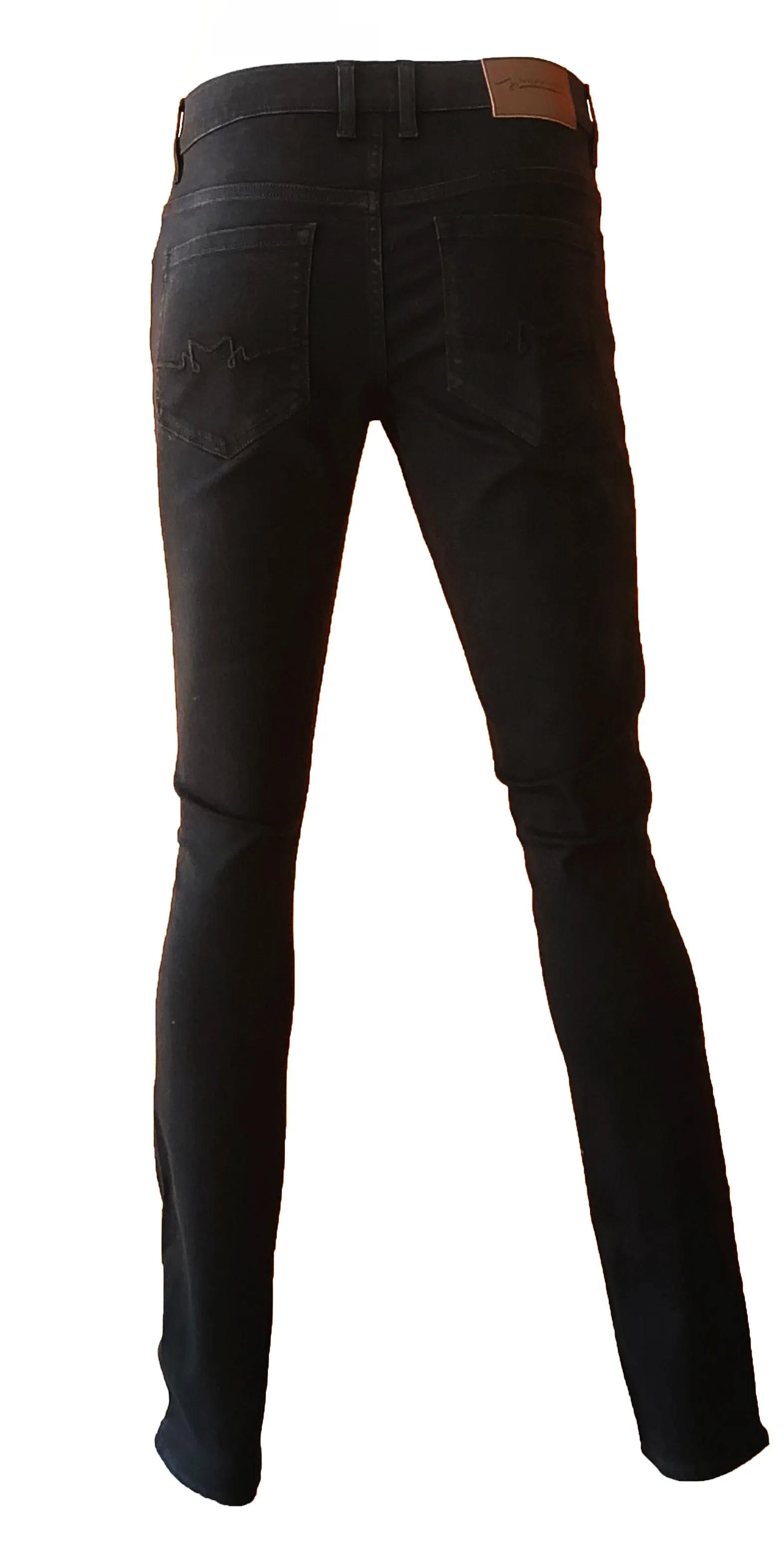 Mens Skinny Leg  in Black