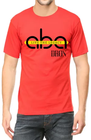 Men's Tshirt - Live the Legacy - ABA02 Red