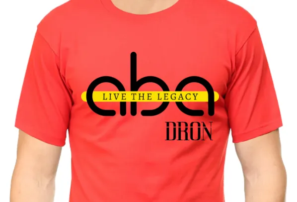 Men's Tshirt - Live the Legacy - ABA02 Red