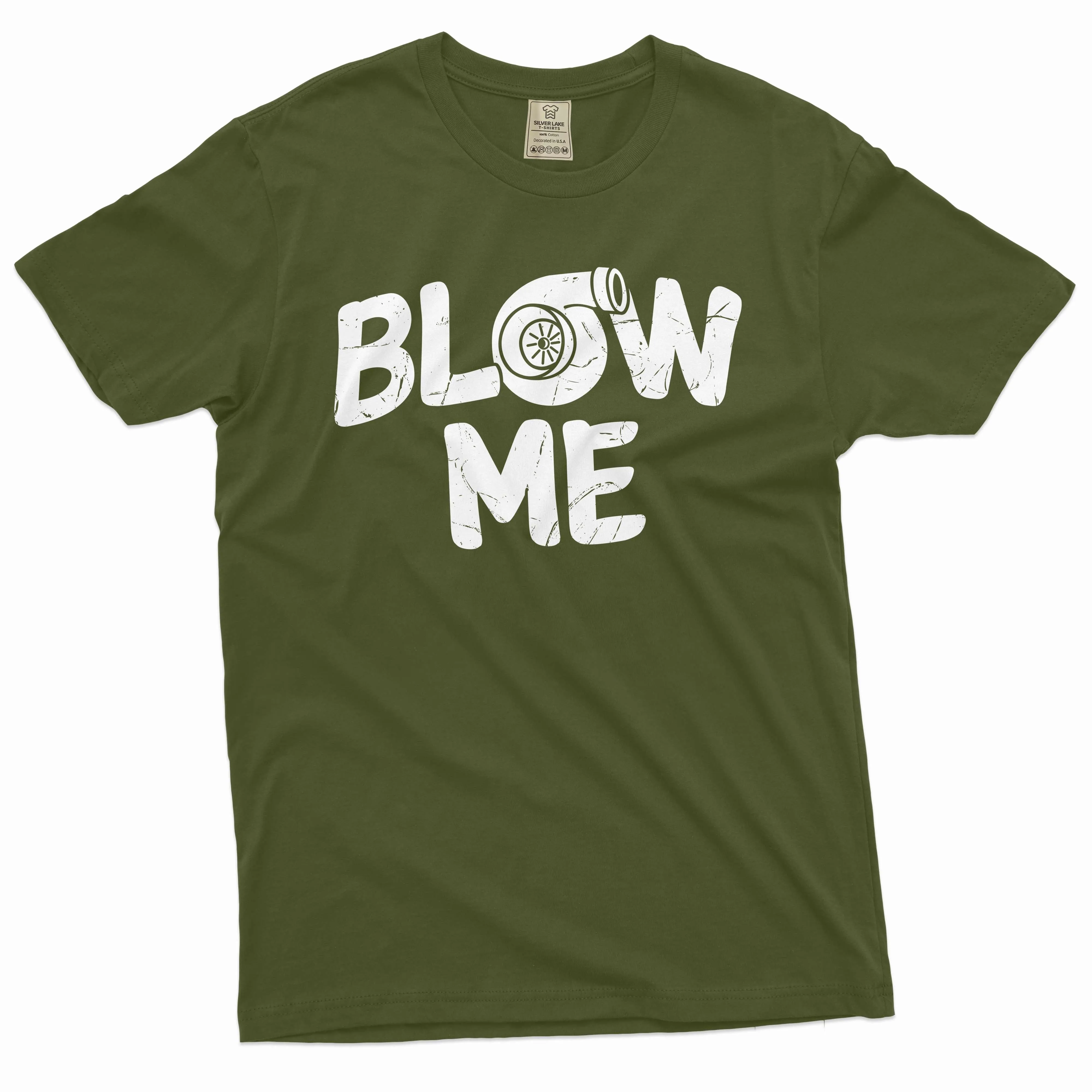 Men's Turbo blow me Shirt Car enthusiast Mechanic Birthday T-shirt Double meaning funny tee