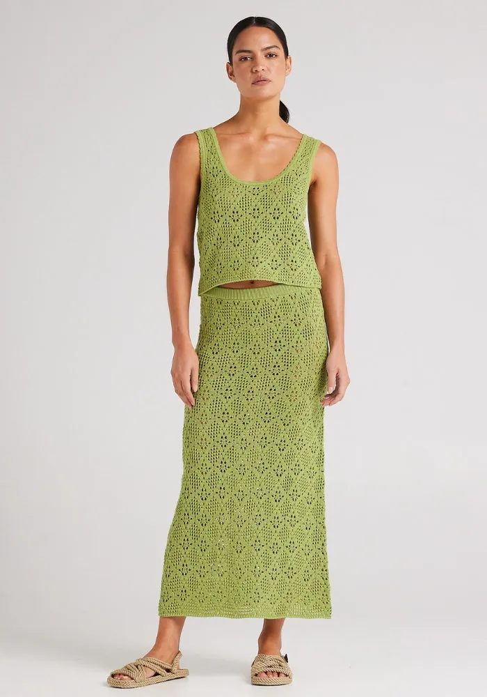 Messina Knit Singlet Top Daiquiri