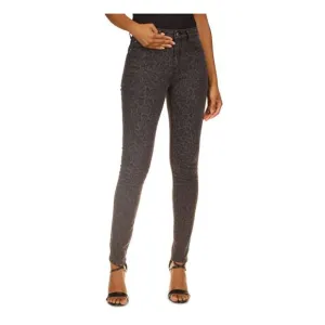 MICHAEL MICHAEL KORS Womens Black Denim High Rise Belt Loops Skinny Jeans 8