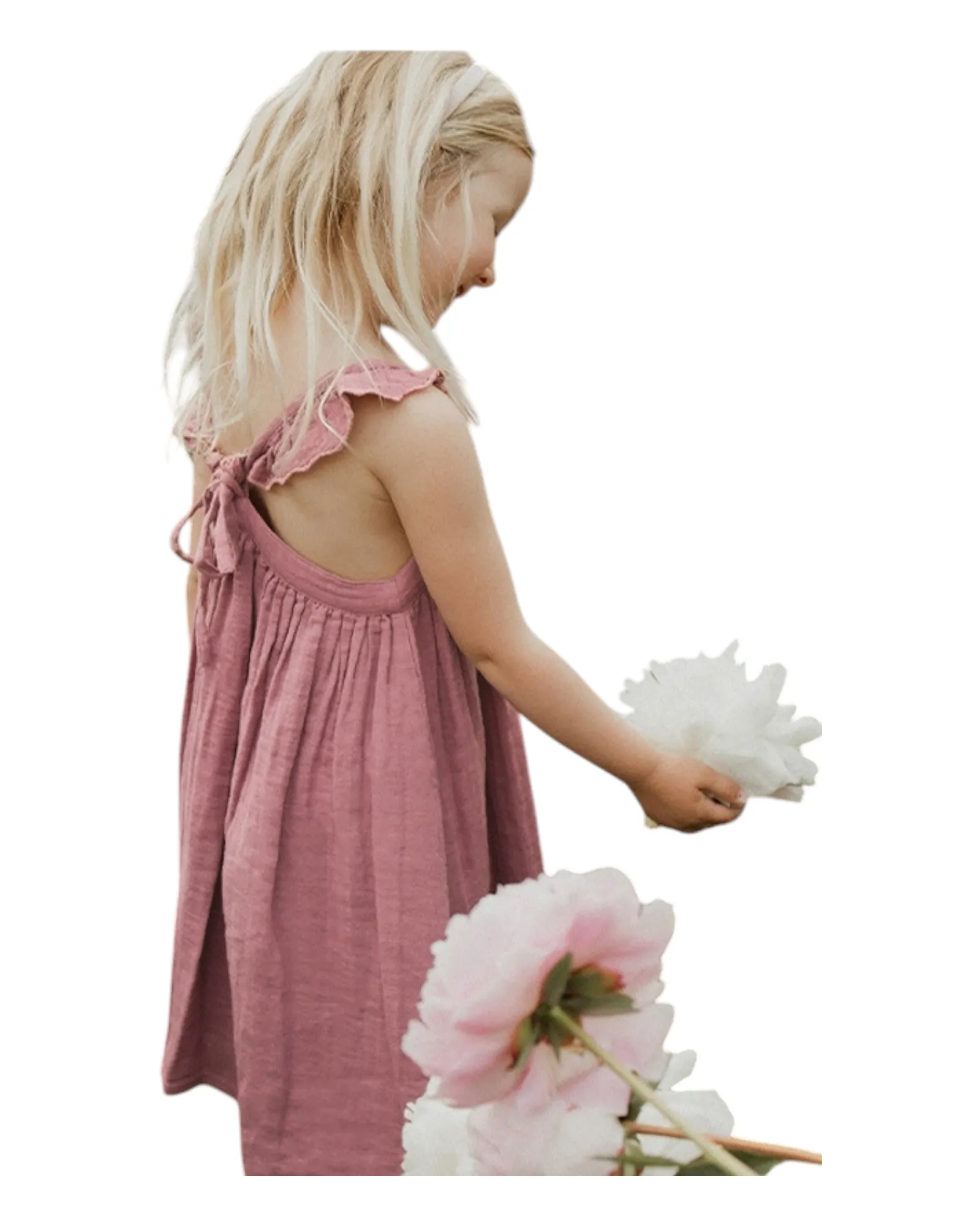 Mid-Length Back-Tied Summer Dress
