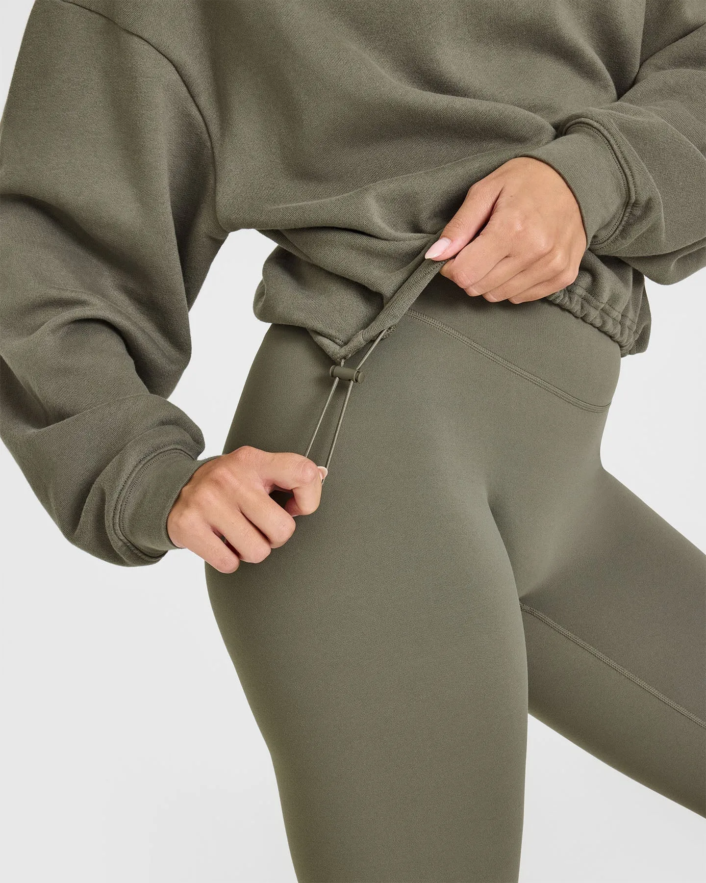 Mid Weight 1/4 Zip Sweatshirt | Alpine Green