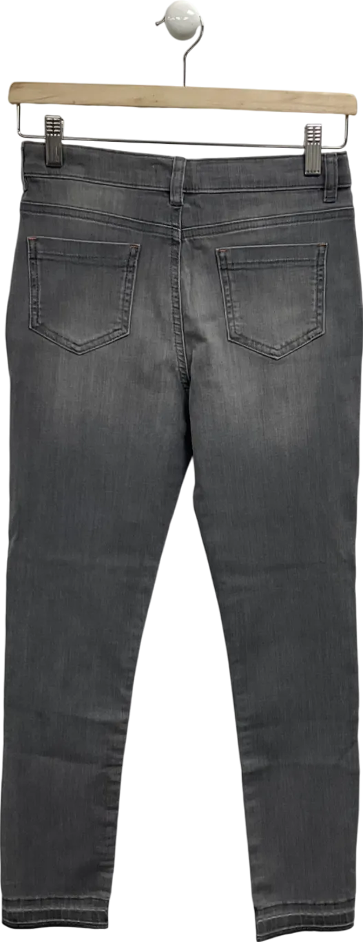Mintie by Mint Velvet Grey Let Down Hem Skinny Jeans 11 Years
