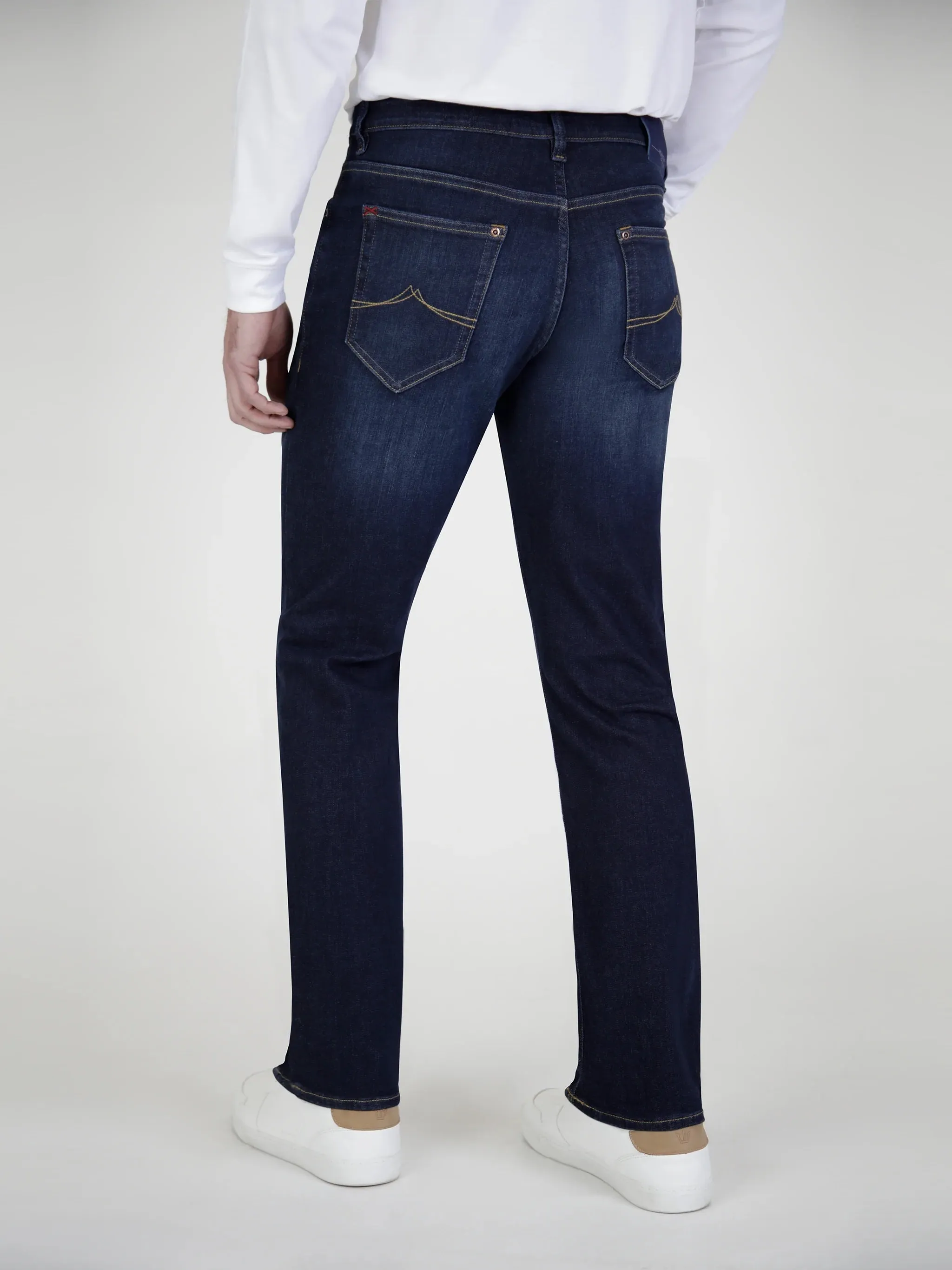 Mish Mash 1987 Flex Straight Leg Active Denim Jean - Dark