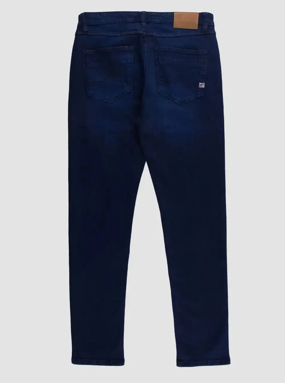 Mish Mash Mens Jeans Straight Leg 1987 Hurst Blue Blue