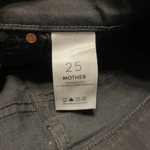 Mother the rascal ankle fray guilty flash black 25