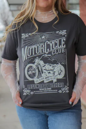 Motorcycle Club Graphic T-Shirt