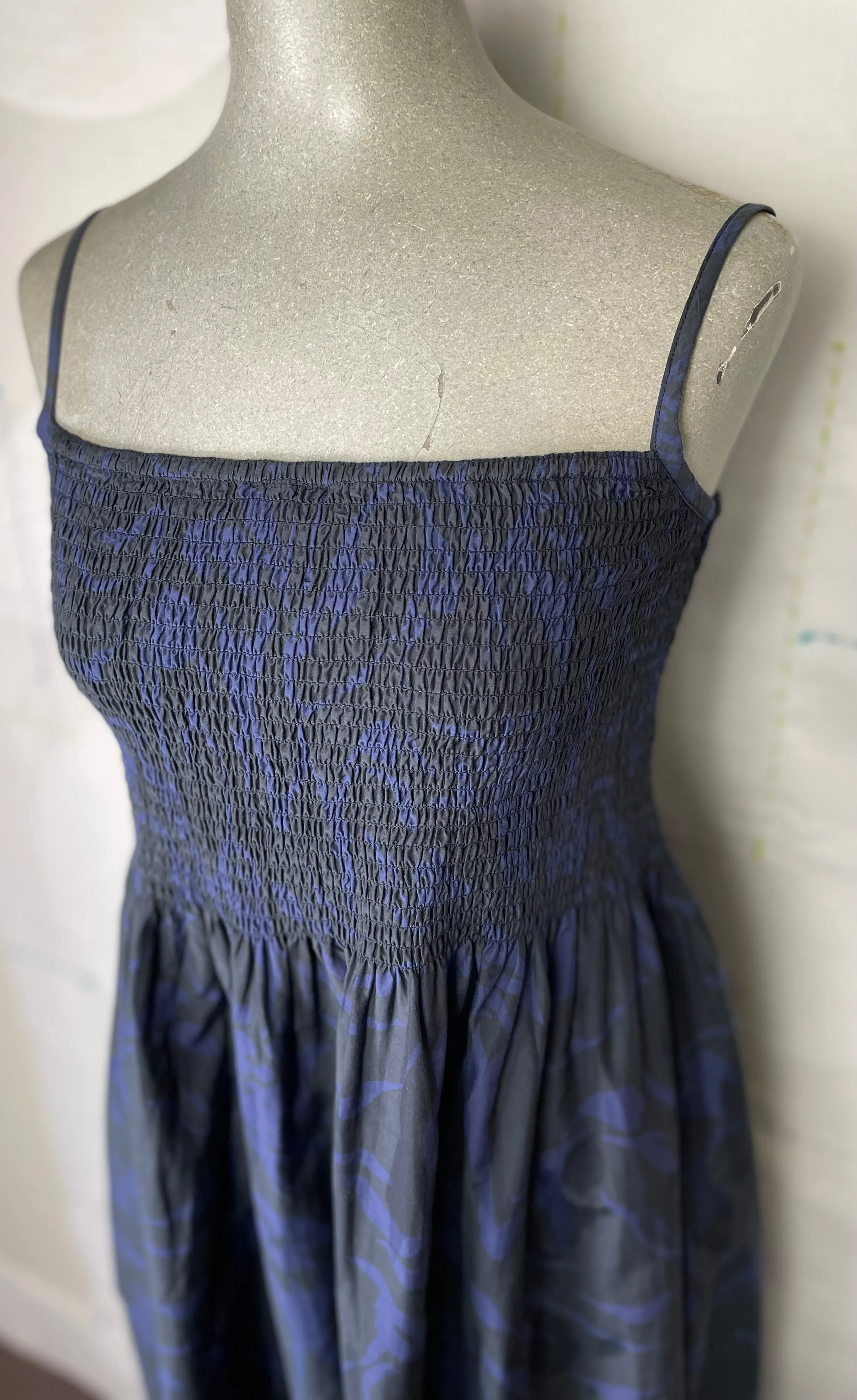 M.Patmos  ~  Hester Dress - Splashy Navy