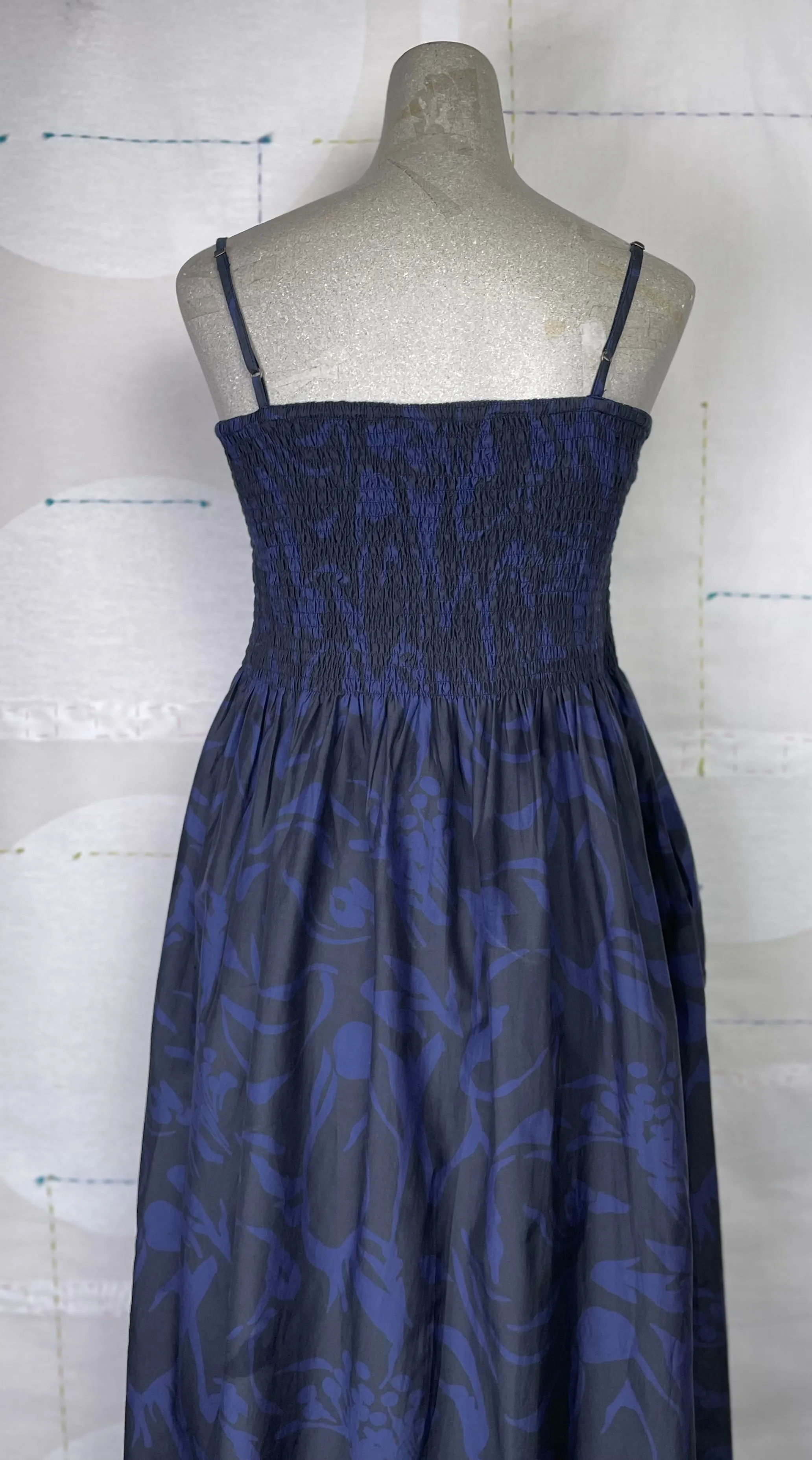 M.Patmos  ~  Hester Dress - Splashy Navy
