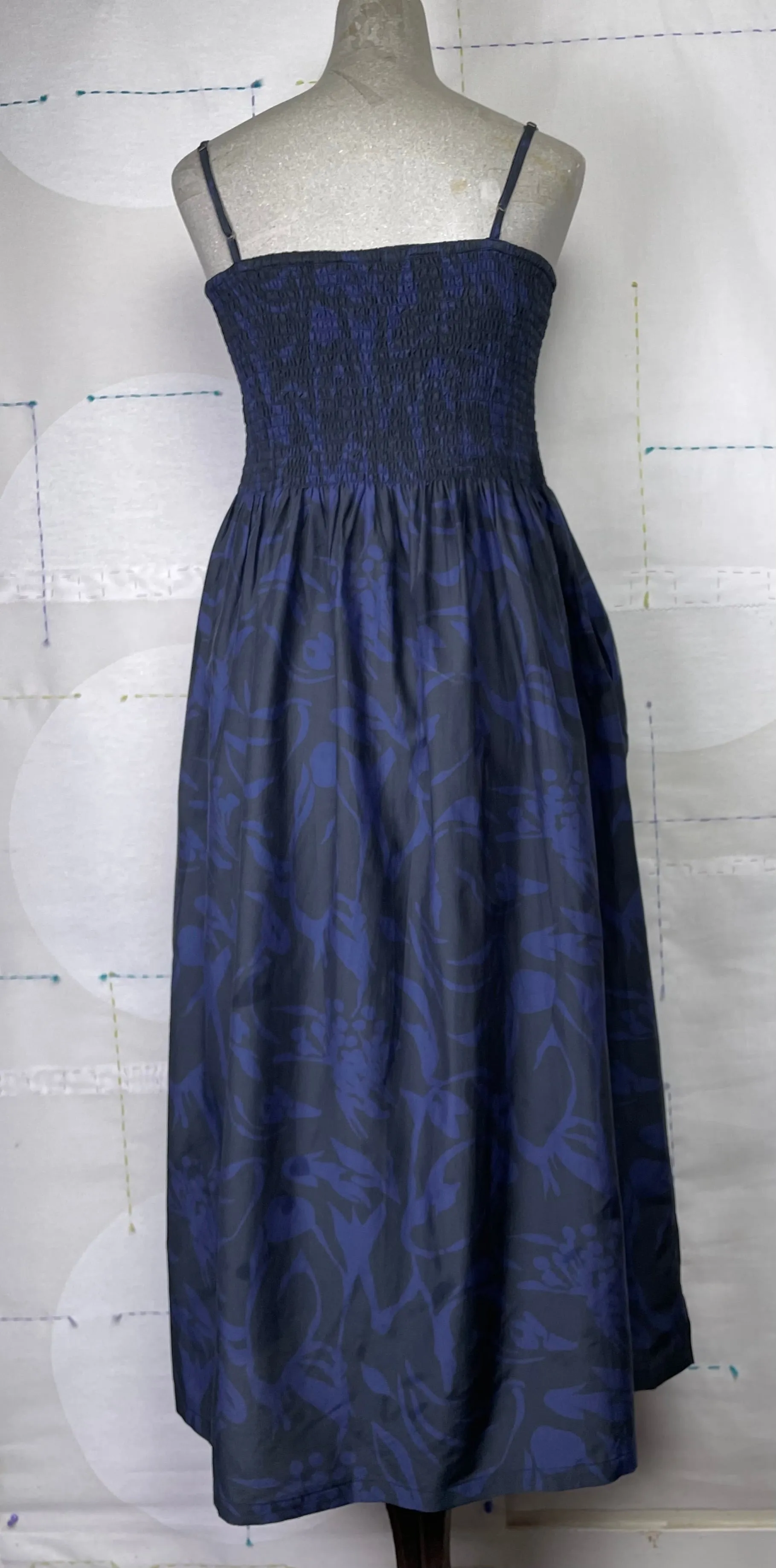 M.Patmos  ~  Hester Dress - Splashy Navy