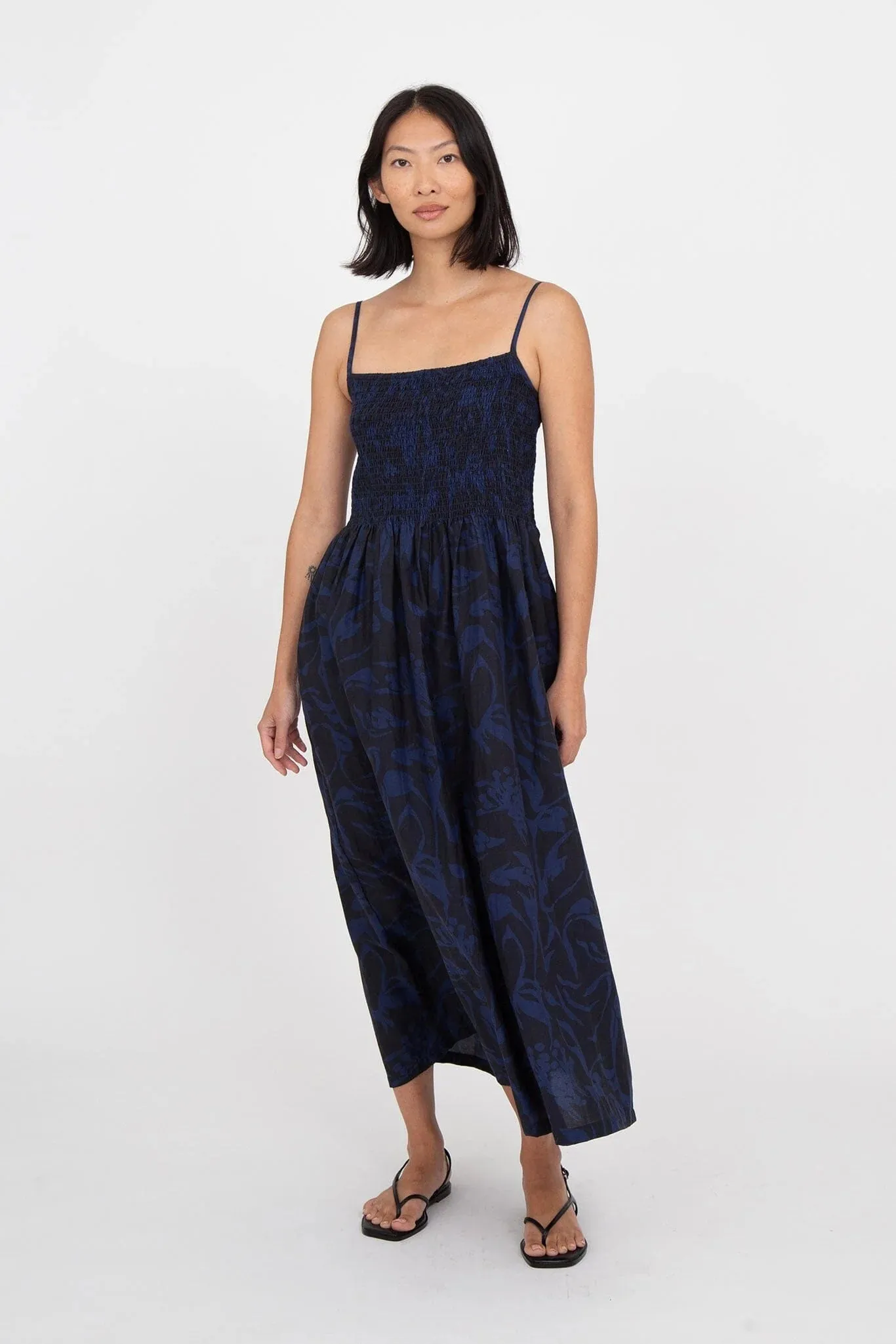 M.Patmos  ~  Hester Dress - Splashy Navy