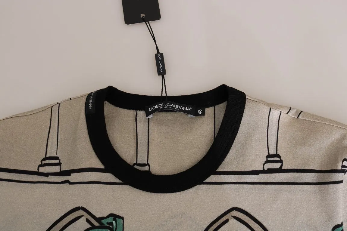 Multicolor Cotton Crewneck T-Shirt