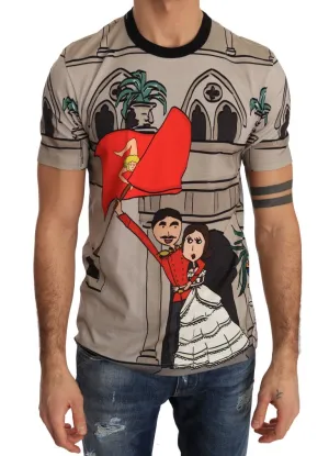 Multicolor Cotton Crewneck T-Shirt