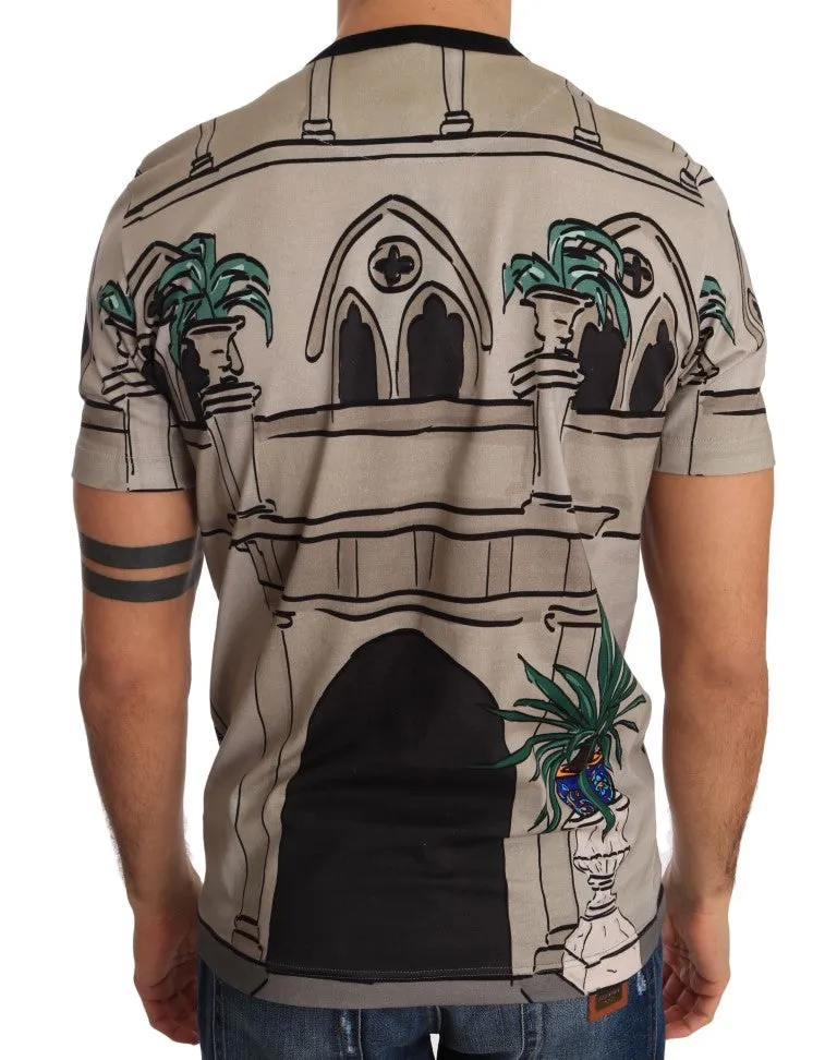 Multicolor Cotton Crewneck T-Shirt
