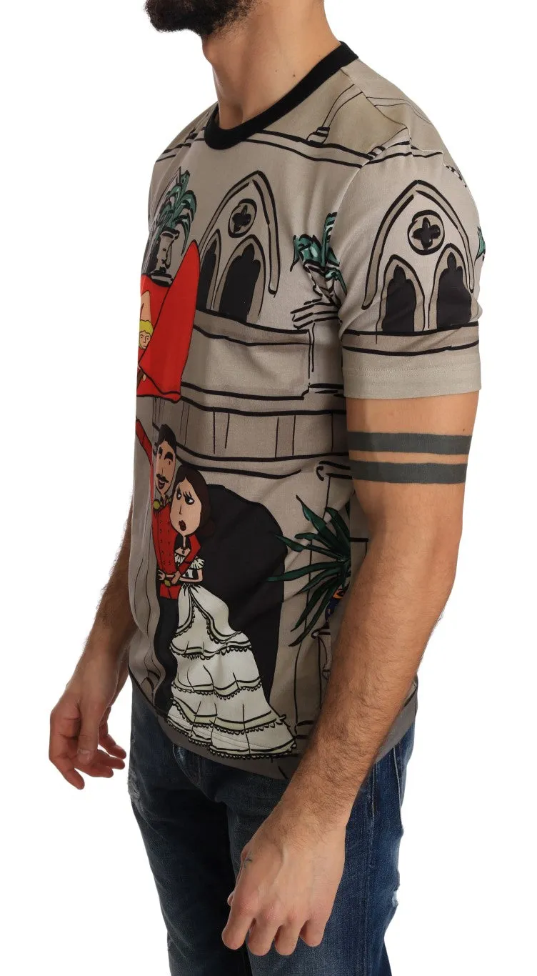 Multicolor Cotton Crewneck T-Shirt