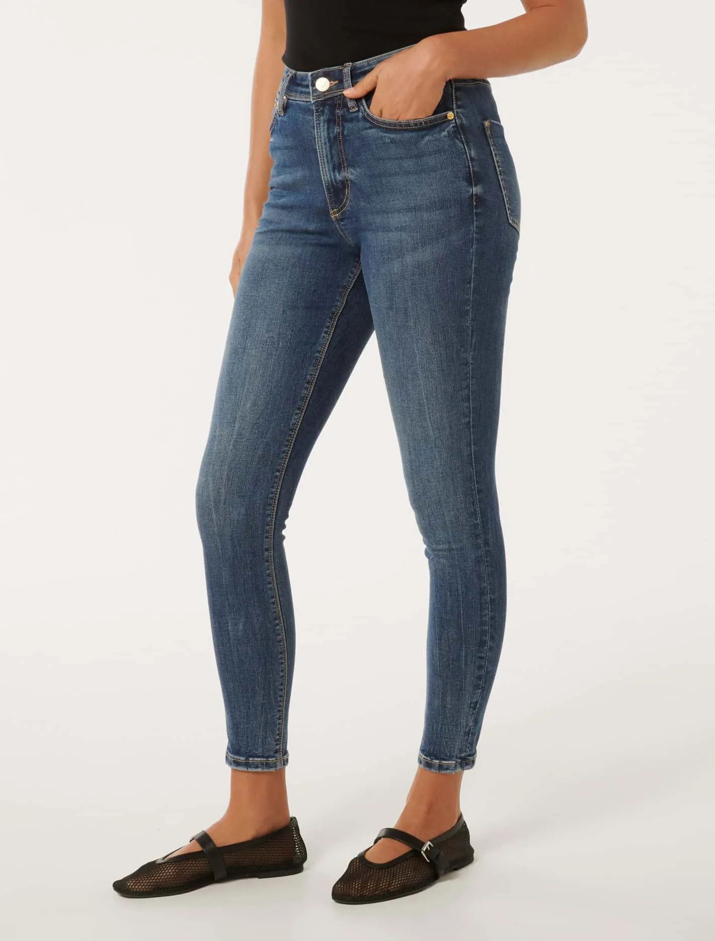 Nala Mid-Rise Skinny Jeans