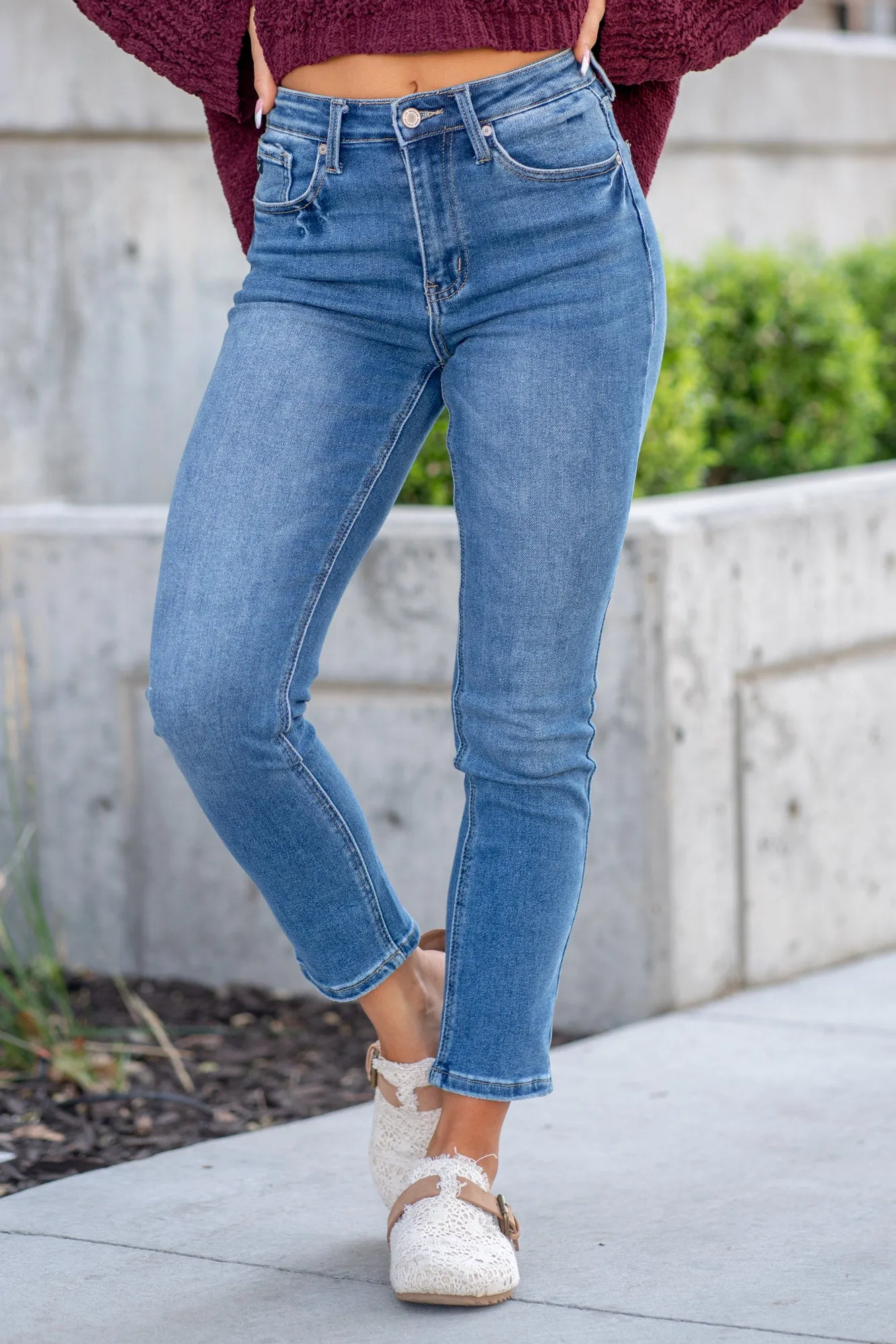 Natasha High Rise Slim Straight
