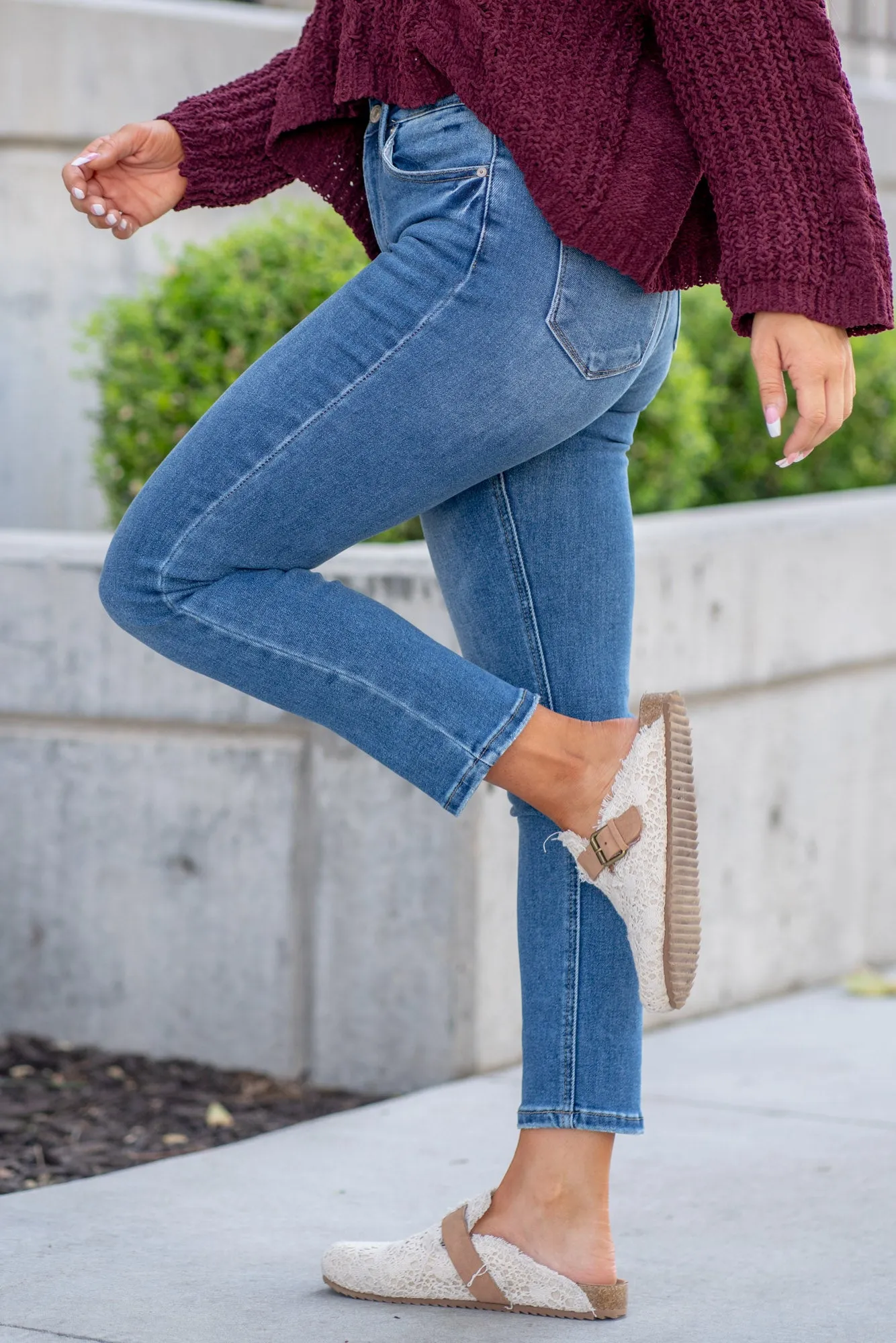 Natasha High Rise Slim Straight