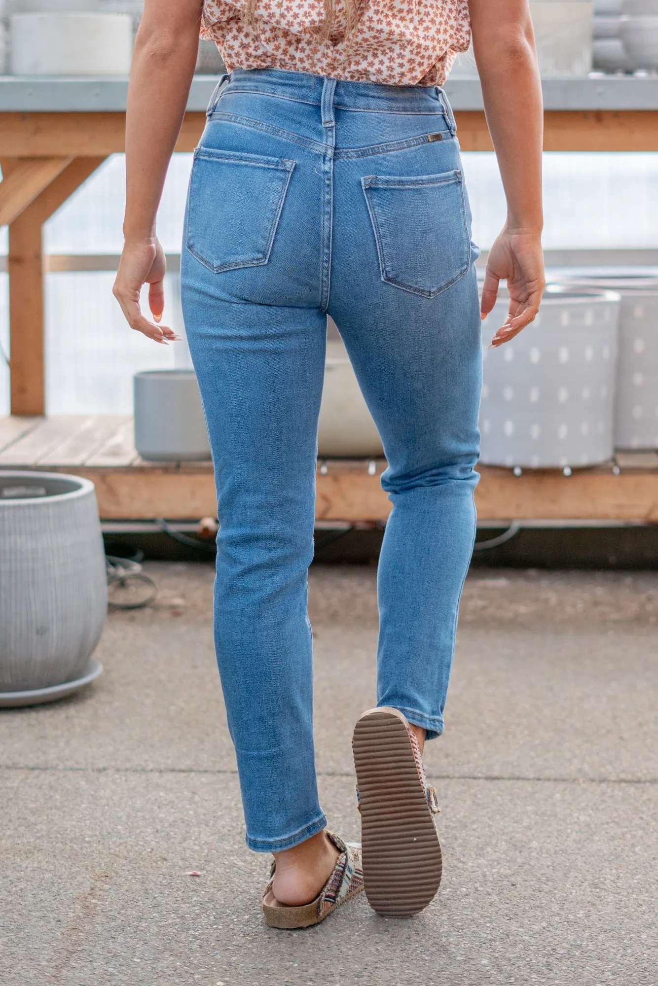 Natasha High Rise Slim Straight