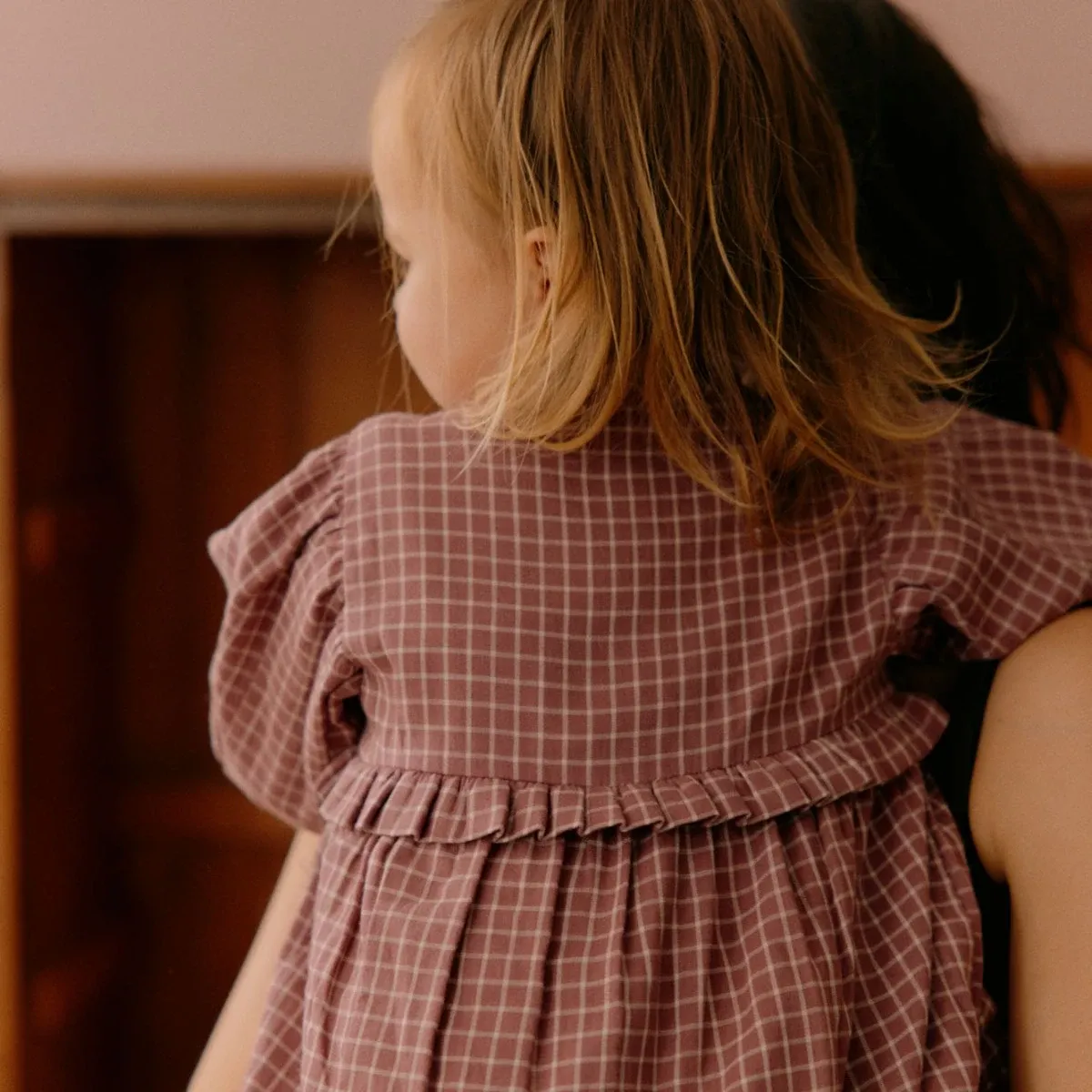 Nature Baby Ingrid Dress - Rhubarb Check