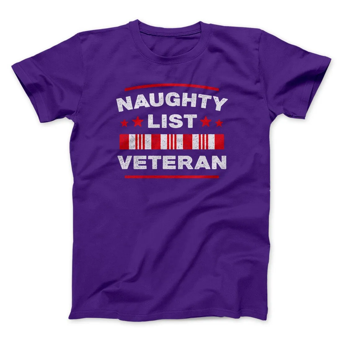 Naughty List Veterans Men/Unisex T-Shirt