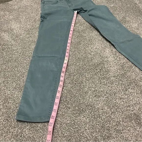 New Guess 1981 High Rise Skinny Jeans in Dusty Teal Size 28
