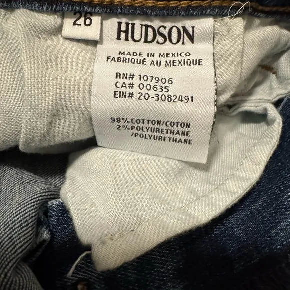 NEW Hudson Jeans | Custom Barbara High Rise Skinny Jeans in Lark (26)