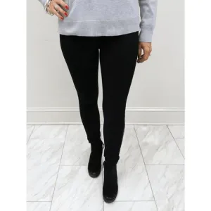 NEW JUST BLACK DENIM high rise classic skinny jean in black