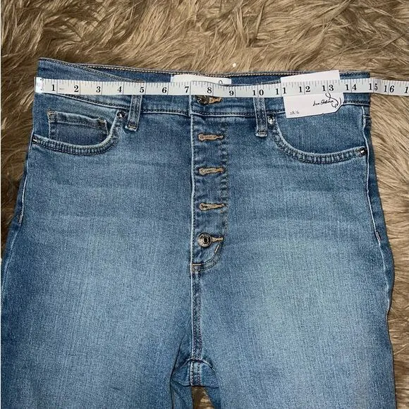 New Sam Edelman Meadow Codie High Rise Wide Leg Ankle Jean size 28/6