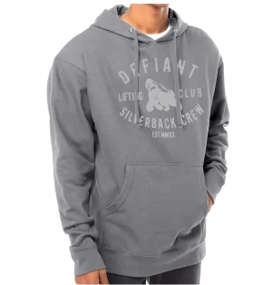 NEW - SILVER SILVERBACK MIDWEIGHT HOODIE - GUNMETAL GRAY - ALMOST GONE!