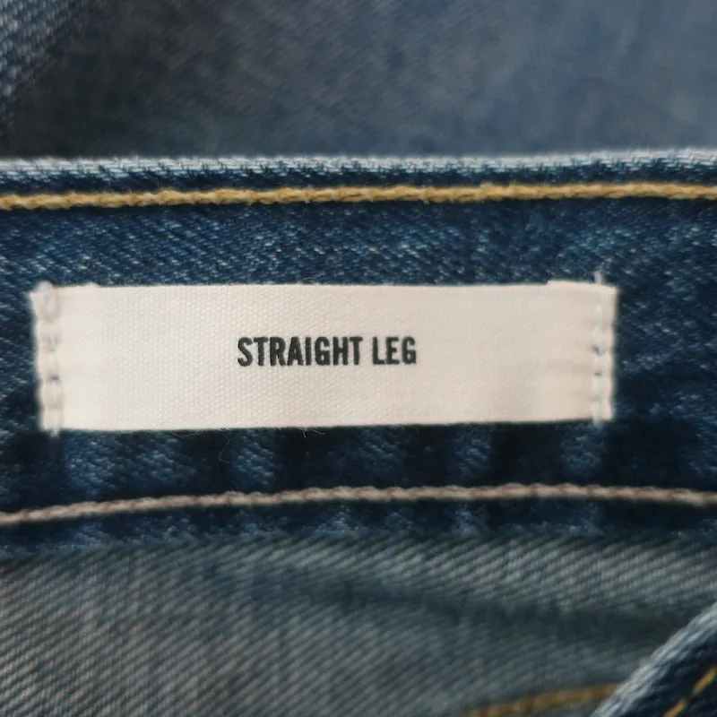 Nili Lotan Straight Leg Jeans Classic Wash Denim Size 26 NEW