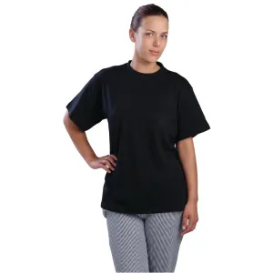 Nisbets Essentials T-Shirts Black M (2 Pack)